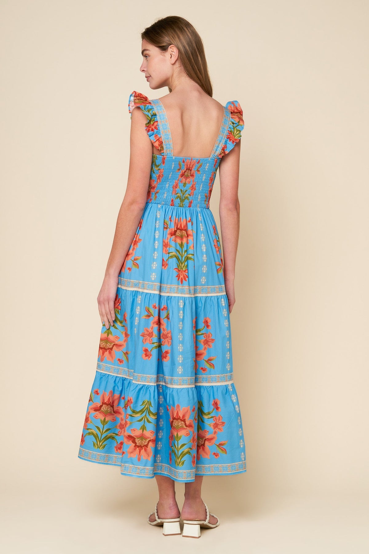VESTIDO MIDI TEJIDO COLOR MARFIL LOVELIEST MUSE