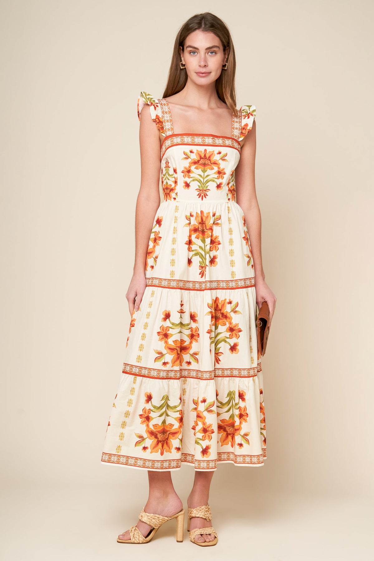 VESTIDO MIDI TEJIDO COLOR MARFIL LOVELIEST MUSE