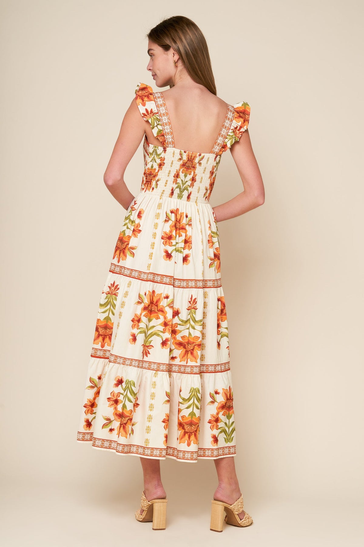 VESTIDO MIDI TEJIDO COLOR MARFIL LOVELIEST MUSE