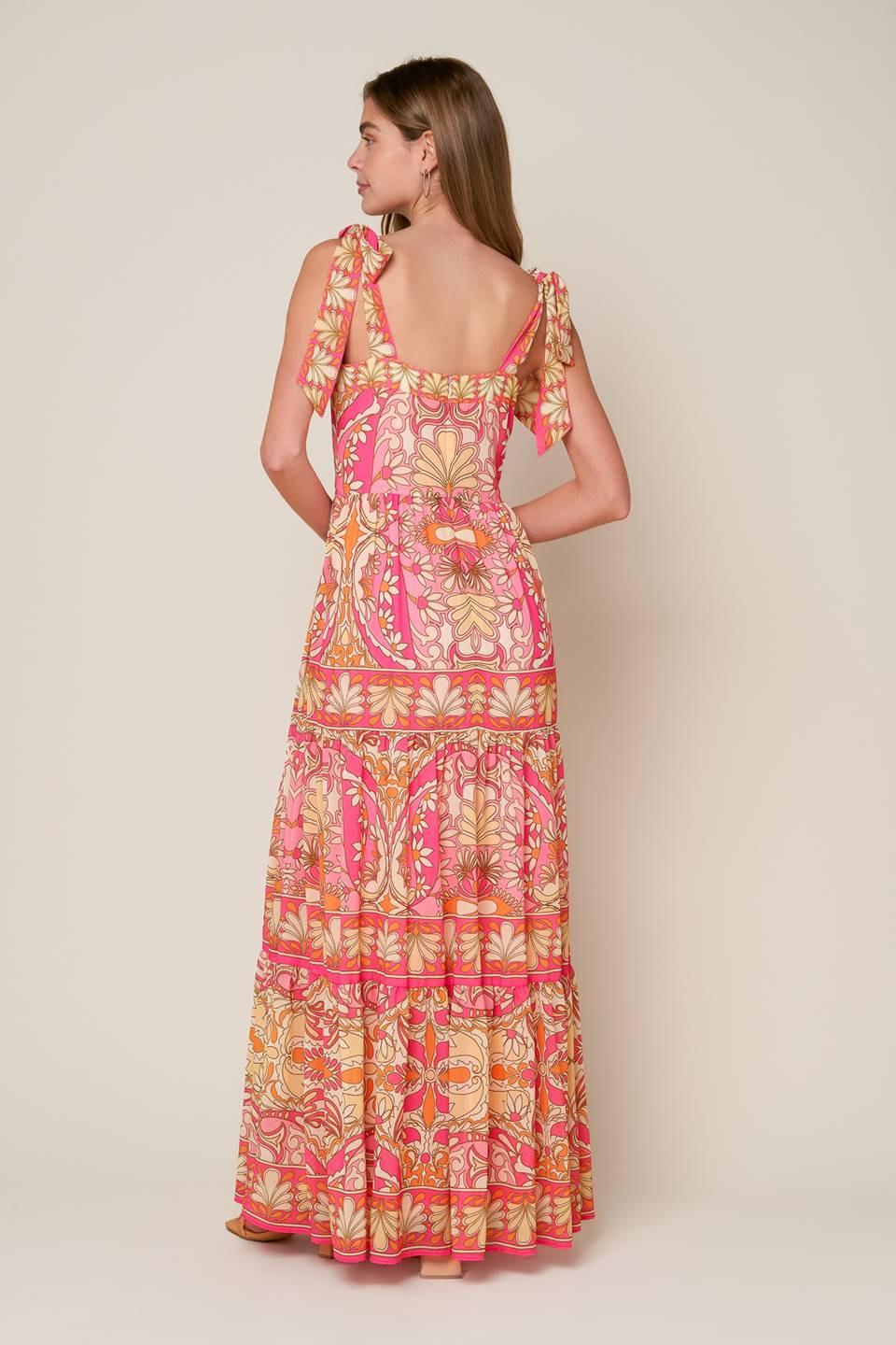 IMPRESIONANTE VESTIDO MAXI AZUL TEJIDO FLIRT