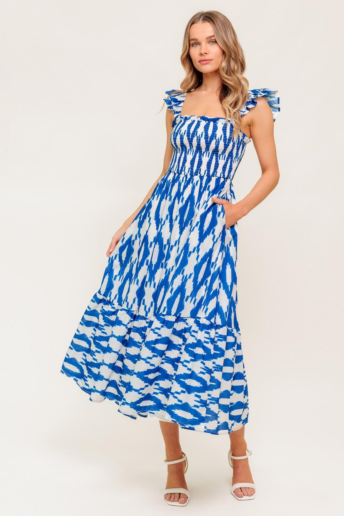 VESTIDO MIDI LOST IN THE DETAILS TEJIDO