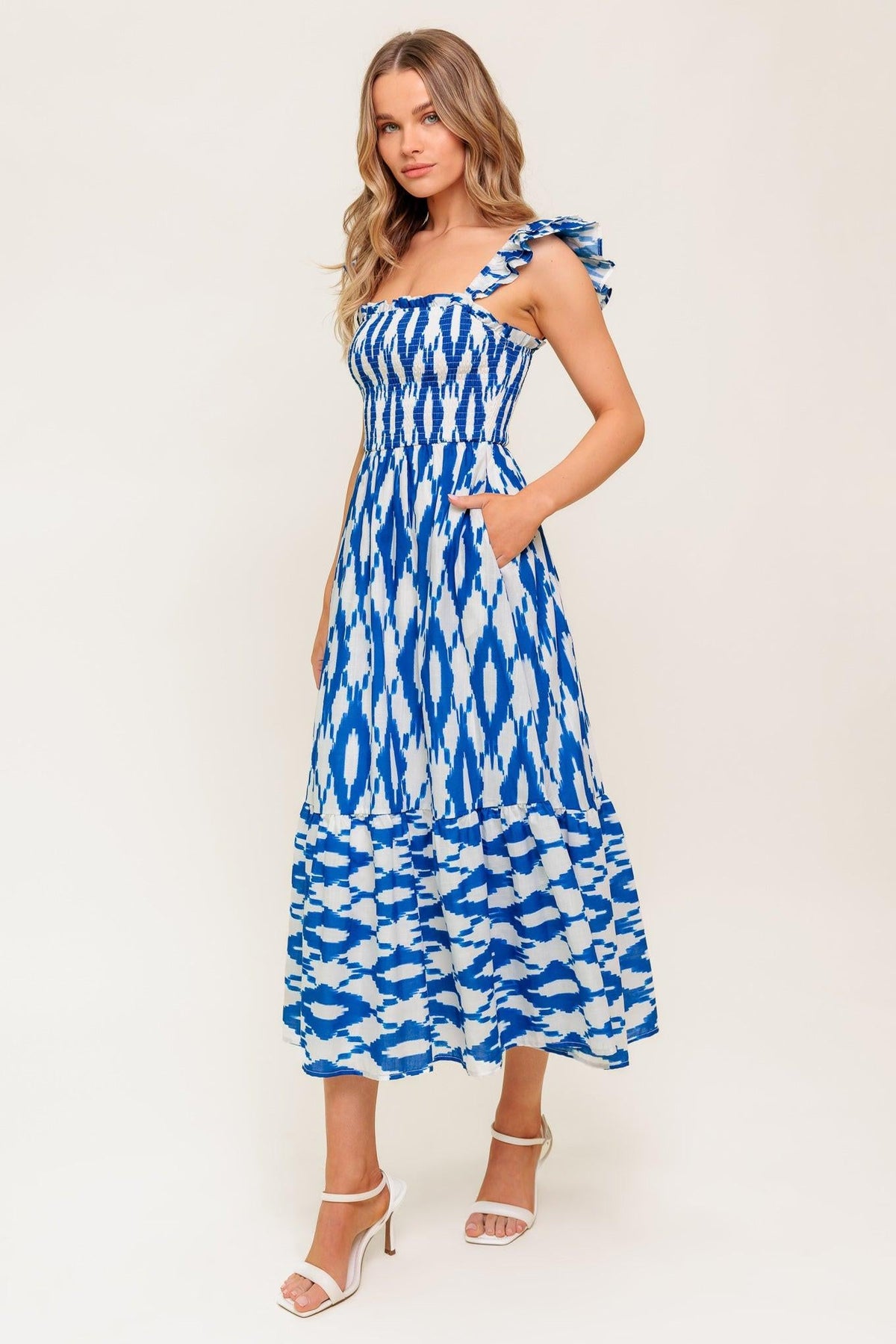 VESTIDO MIDI LOST IN THE DETAILS TEJIDO