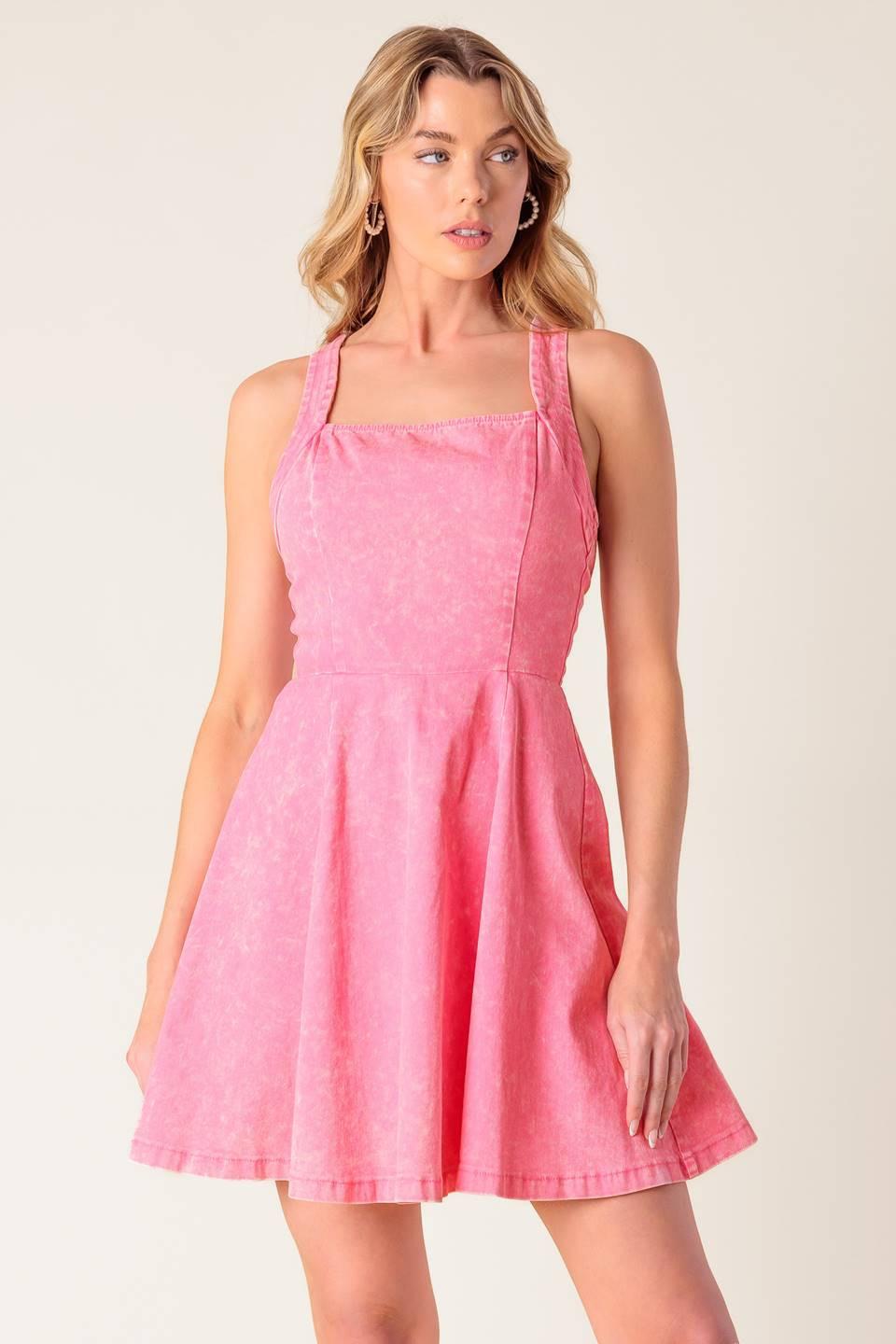 MINIVESTIDO TEJIDO HIBISCUS HIDEAWAY