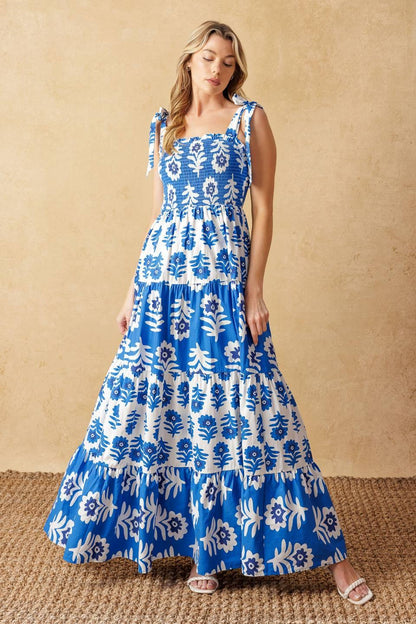 GLAMOUR IN MOTION WOVEN MAXI DRESS