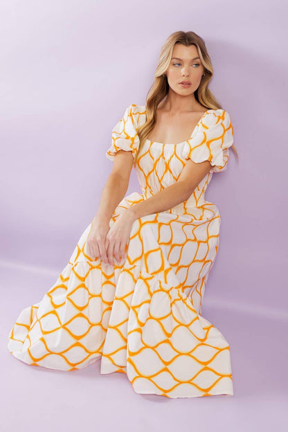 ICONIC SUMMER WOVEN MIDI DRESS