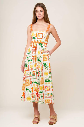 WHITE ORANGE GREEN