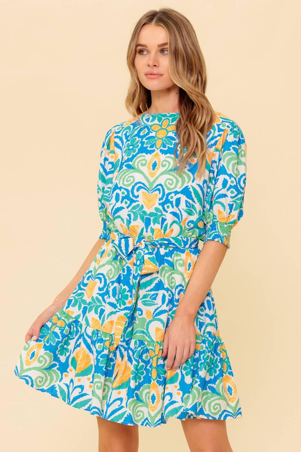 VESTIDO MINI TEJIDO CON AMOR EN TUS OJOS