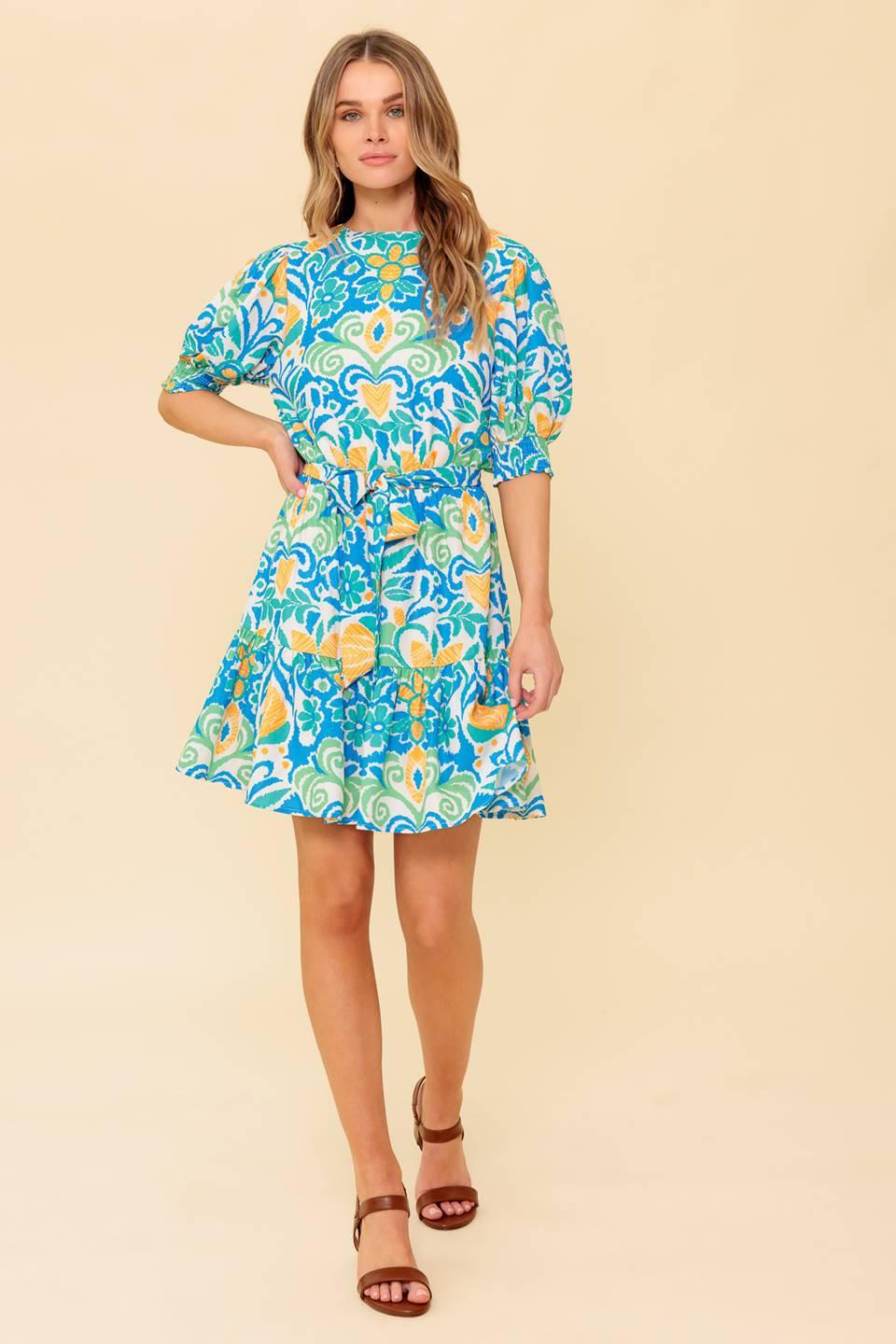 VESTIDO MINI TEJIDO CON AMOR EN TUS OJOS