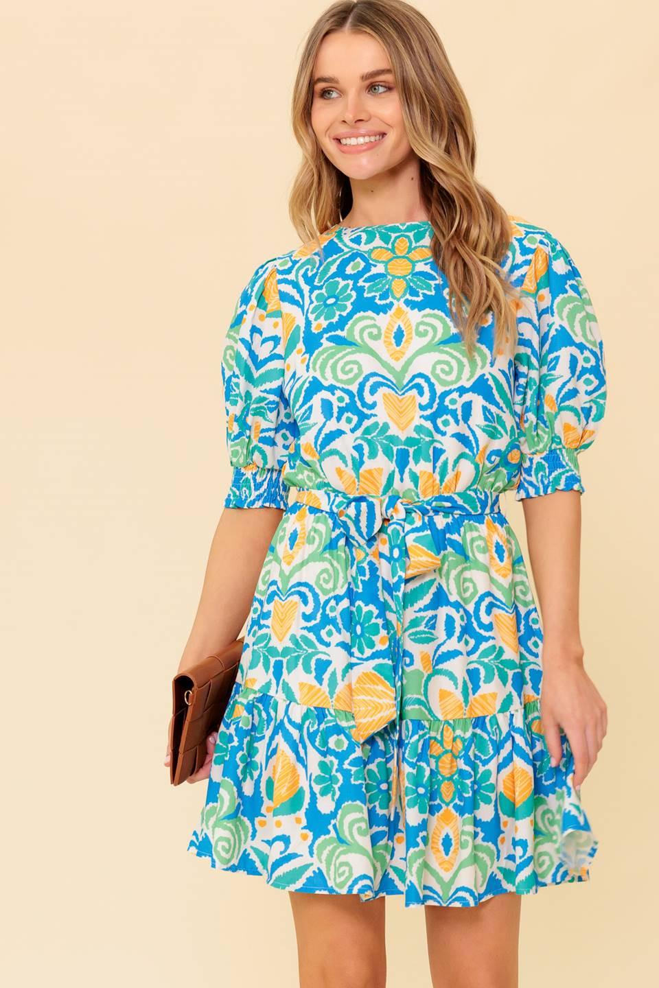 VESTIDO MINI TEJIDO CON AMOR EN TUS OJOS