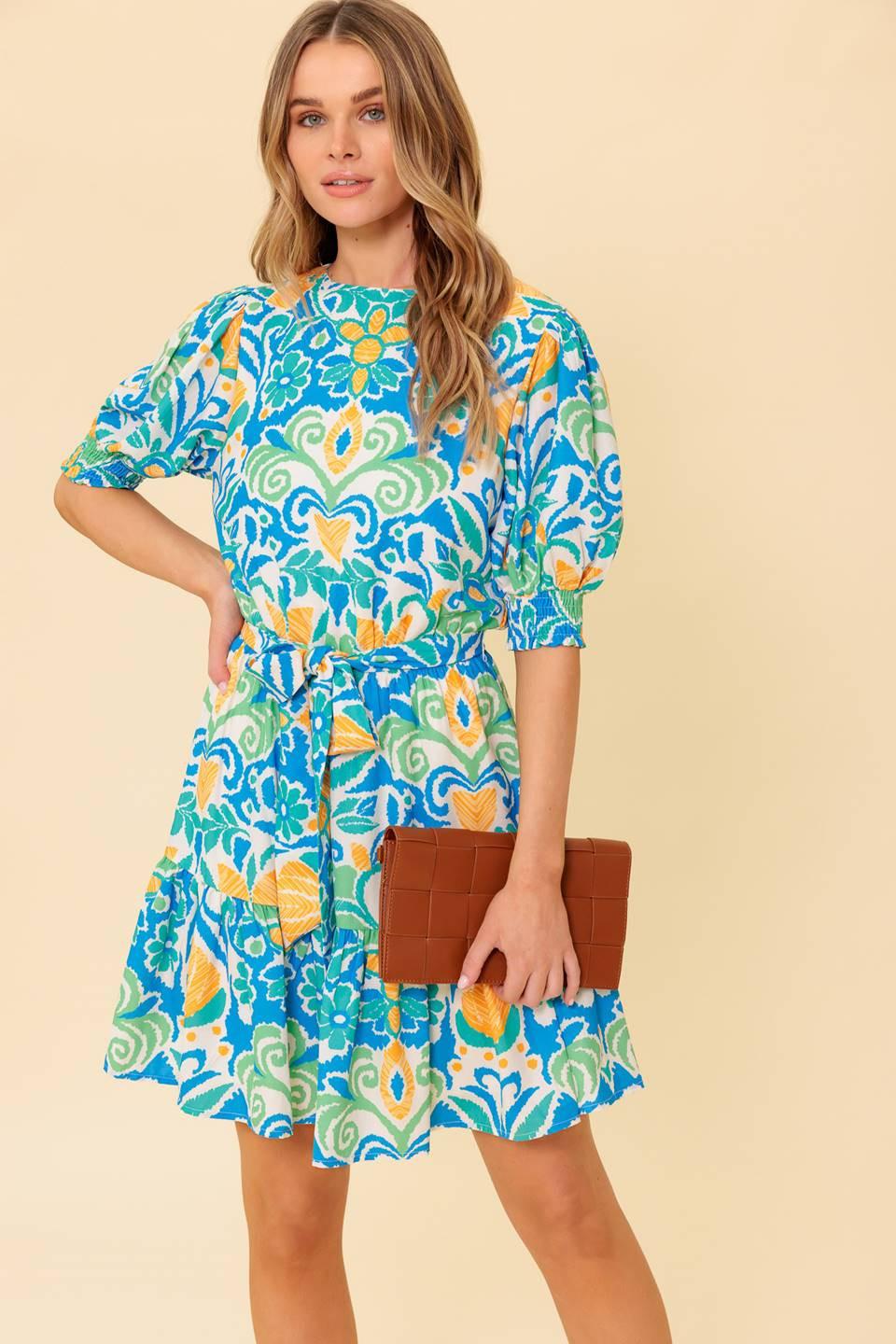 VESTIDO MINI TEJIDO CON AMOR EN TUS OJOS