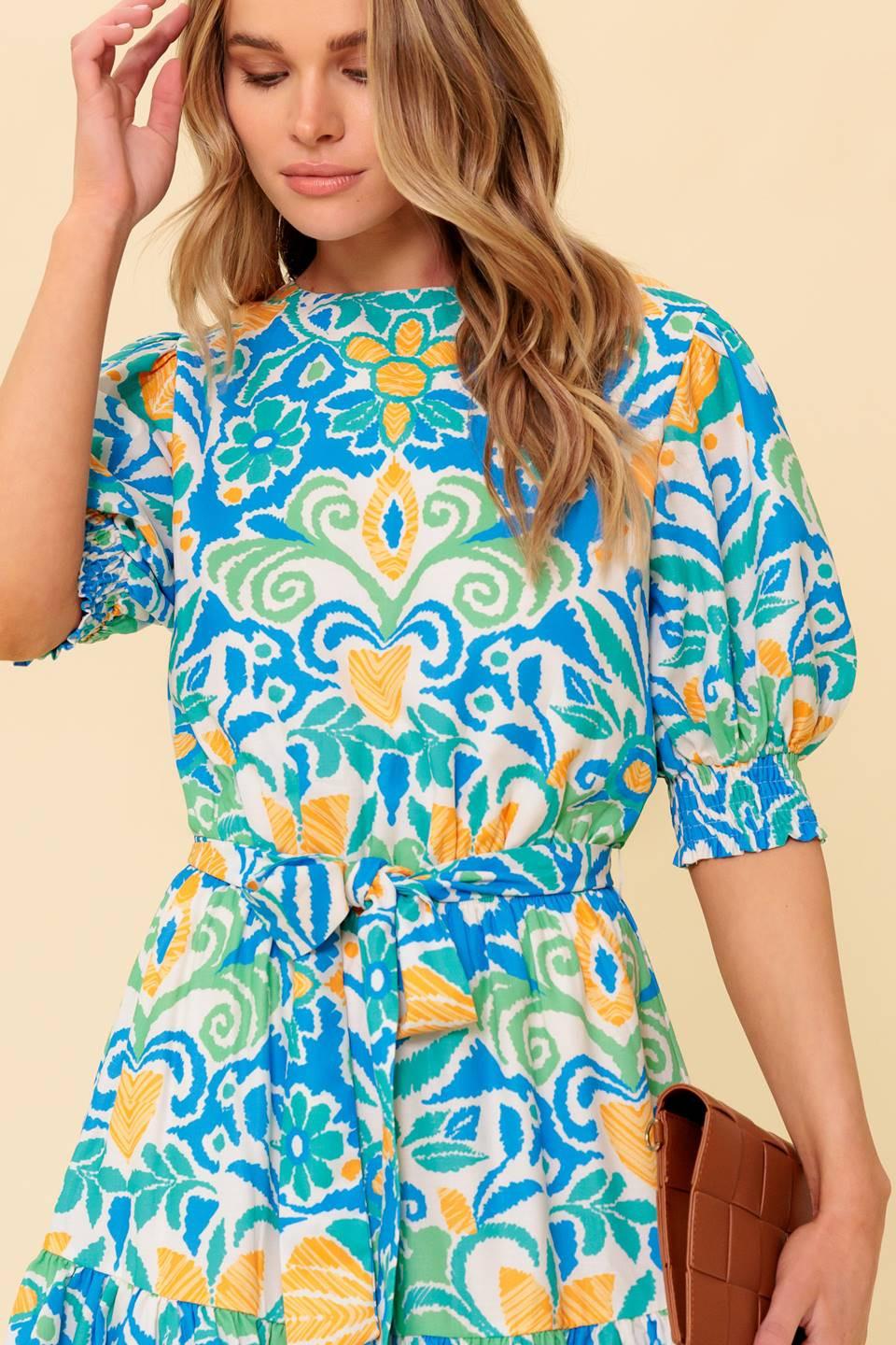 VESTIDO MINI TEJIDO CON AMOR EN TUS OJOS