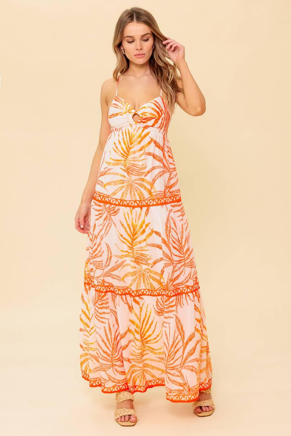 MAGICAL MAGNETISM WOVEN MAXI DRESS