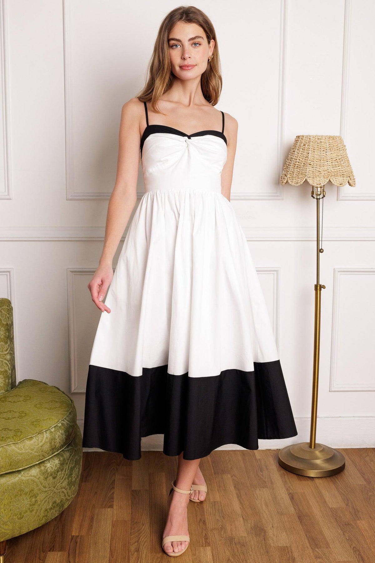 VESTIDO MIDI TEJIDO LATIDO DE ISLA