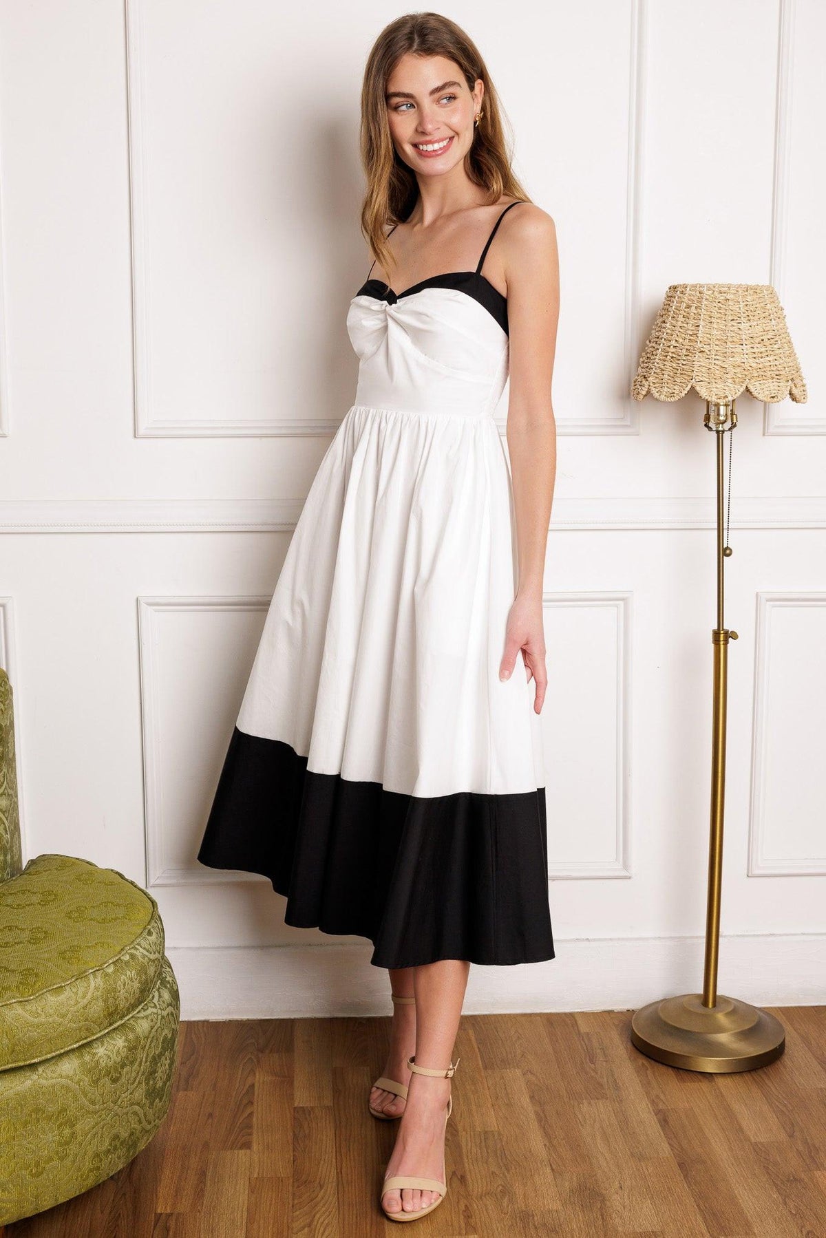 VESTIDO MIDI TEJIDO LATIDO DE ISLA