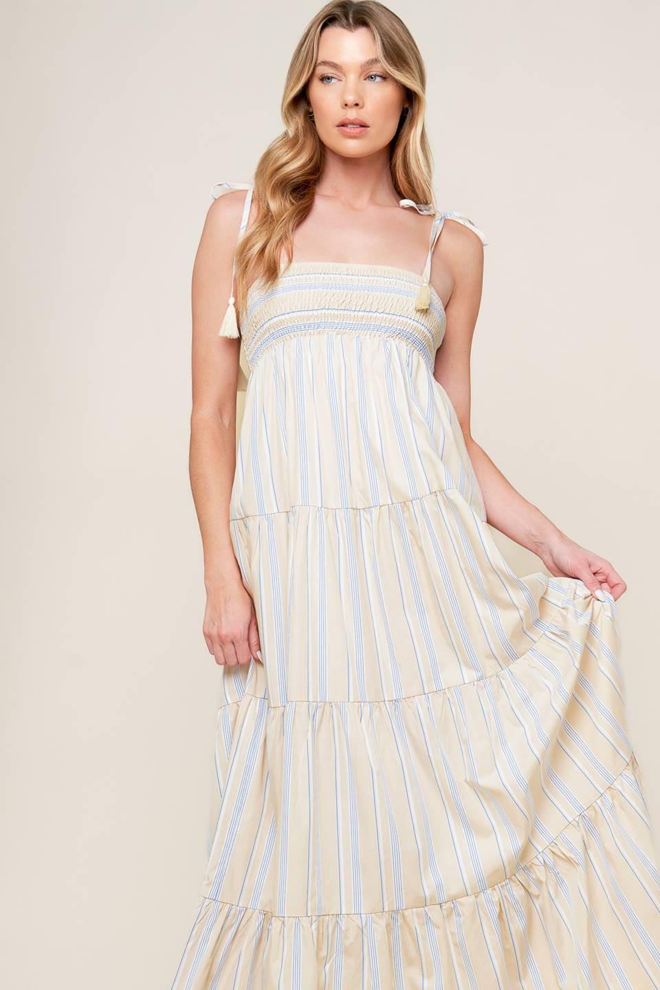 VESTIDO MAXI ONDAS DE LIFT TEJIDO
