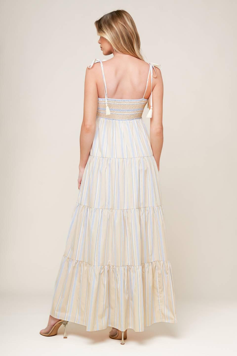 VESTIDO MAXI ONDAS DE LIFT TEJIDO