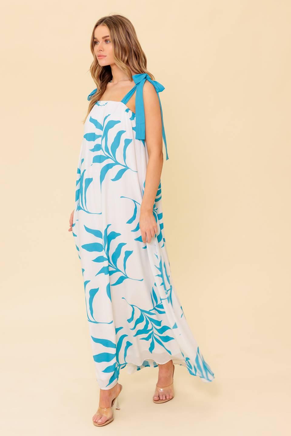 AMALFI COAST WOVEN MAXI DRESS
