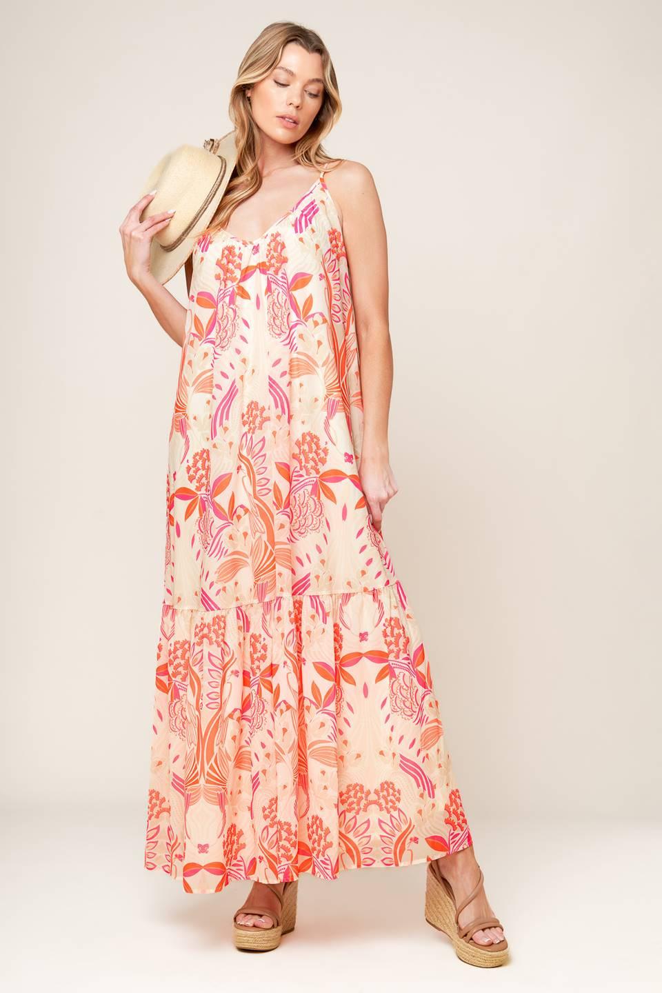 VESTIDO MAXI TEJIDO LAUREN SECRET GARDEN