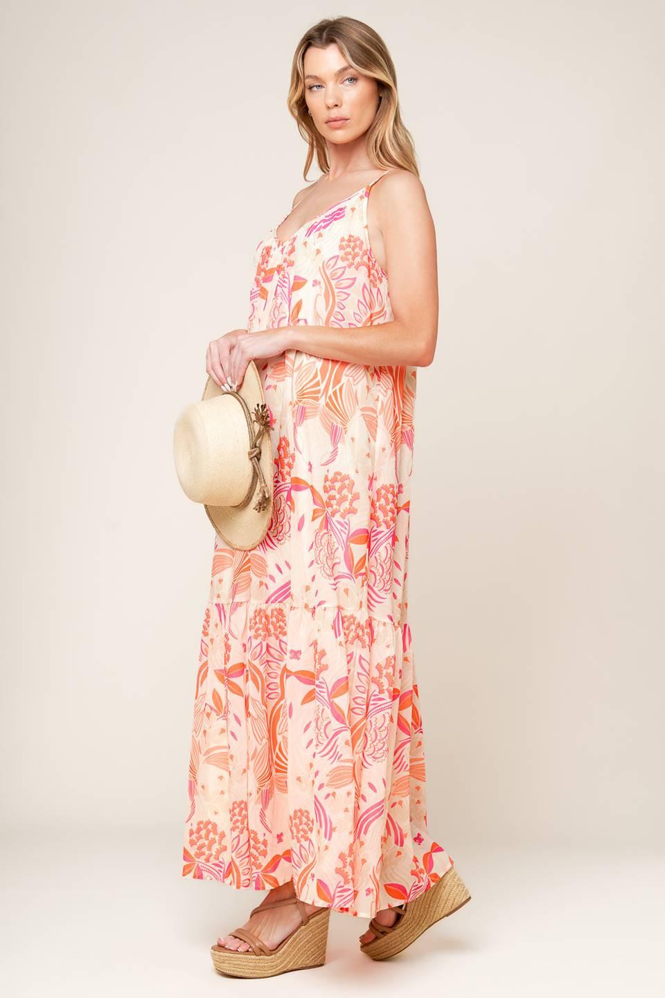VESTIDO MAXI TEJIDO LAUREN SECRET GARDEN