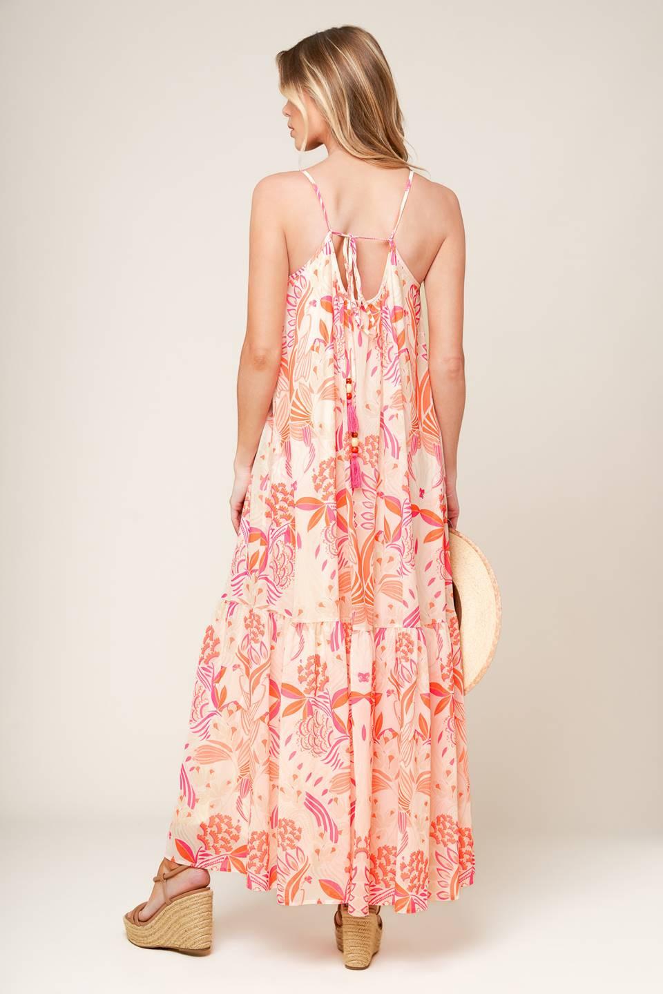 VESTIDO MAXI TEJIDO LAUREN SECRET GARDEN