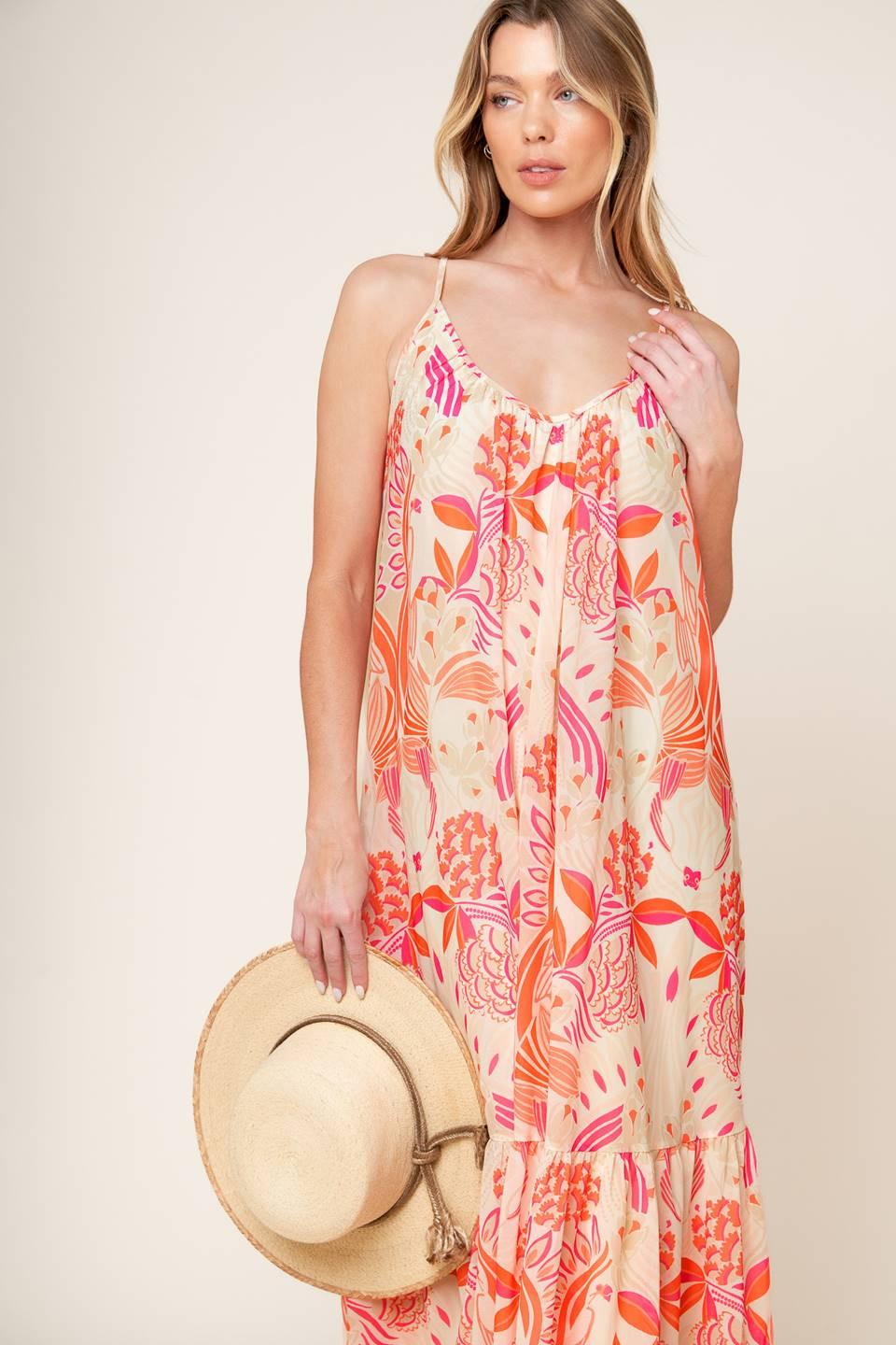 VESTIDO MAXI TEJIDO LAUREN SECRET GARDEN