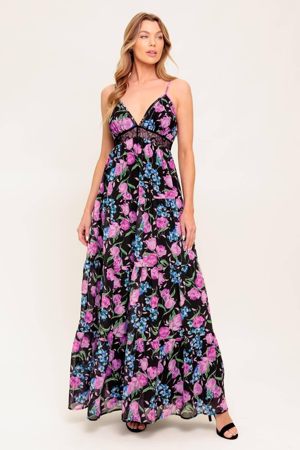 VESTIDO MAXI TEJIDO NEGRO PURE SUNSHINE