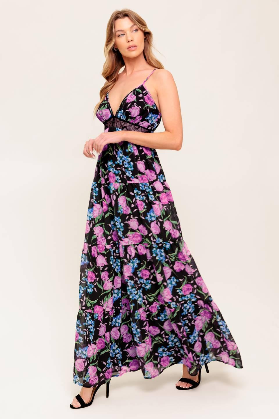 VESTIDO MAXI TEJIDO NEGRO PURE SUNSHINE