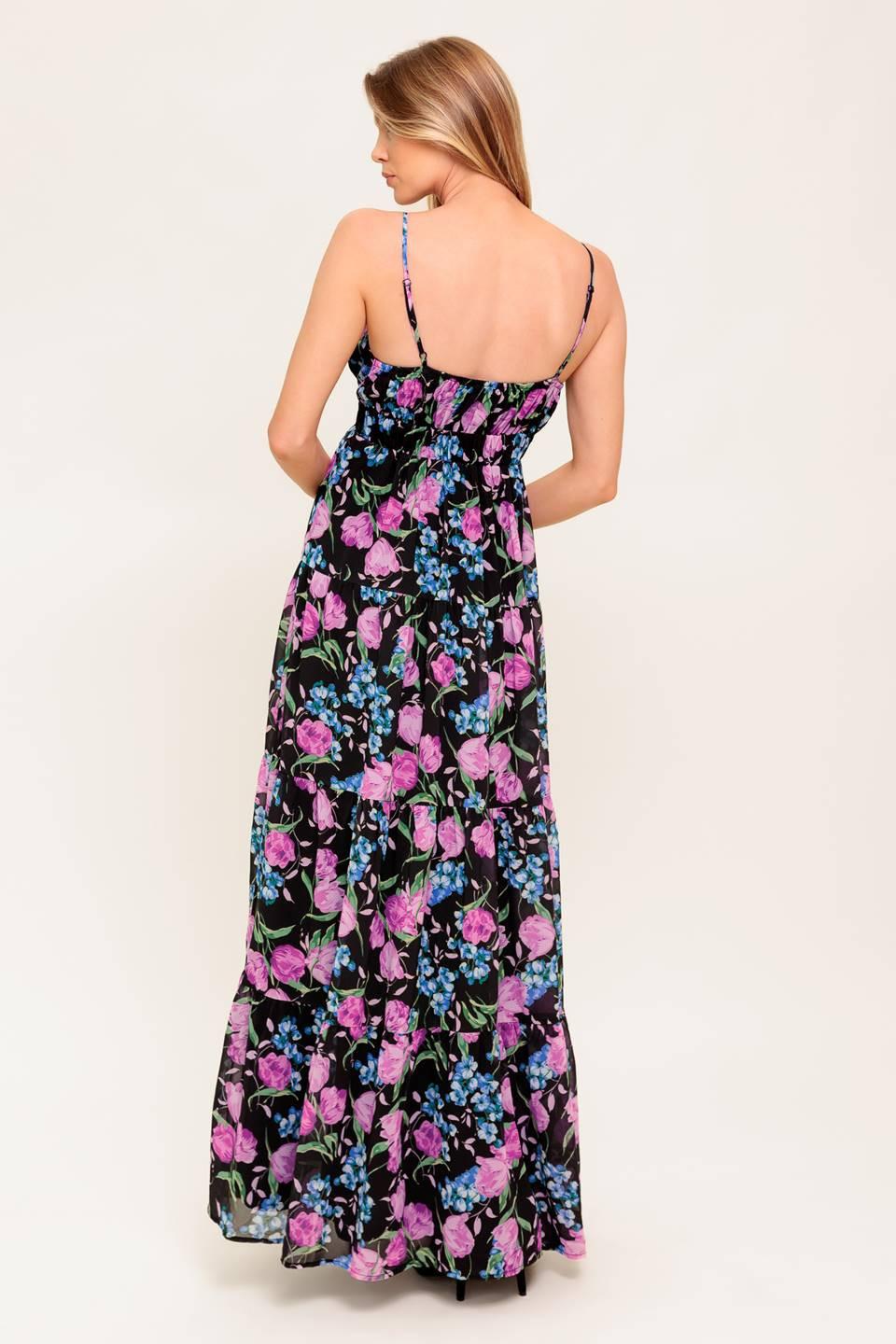 VESTIDO MAXI TEJIDO NEGRO PURE SUNSHINE
