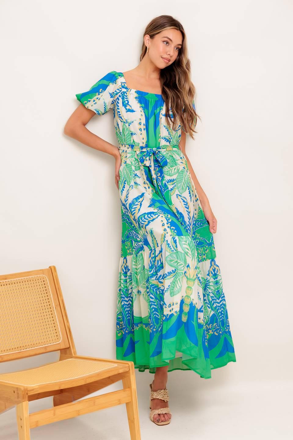 VESTIDO LARGO TEJIDO NOCHES DE PALM SPRING