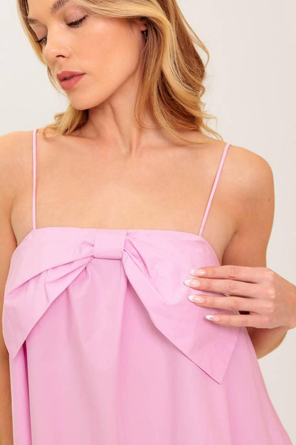 INVESTED IN YOU WOVEN MINI DRESS