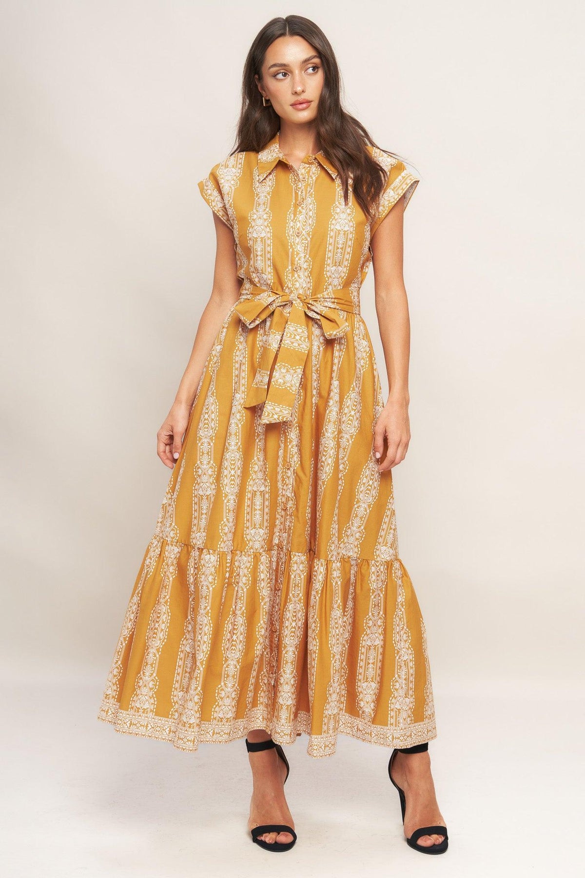 VESTIDO MIDI TEJIDO DESERT BLOOM