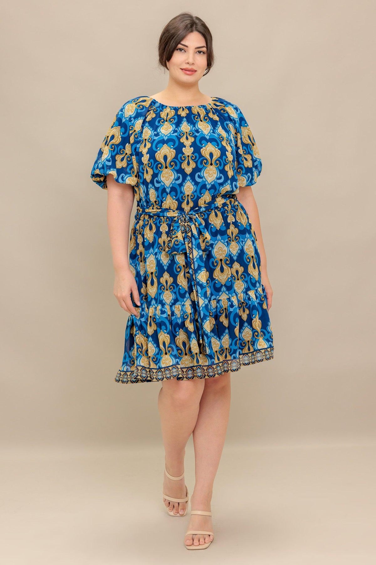 MINIVESTIDO TEJIDO BAROQUE BREEZE