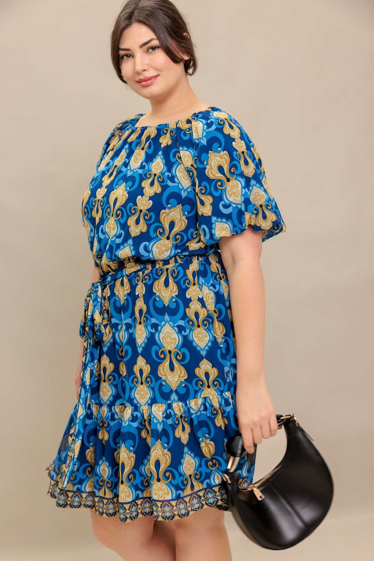 MINIVESTIDO TEJIDO BAROQUE BREEZE