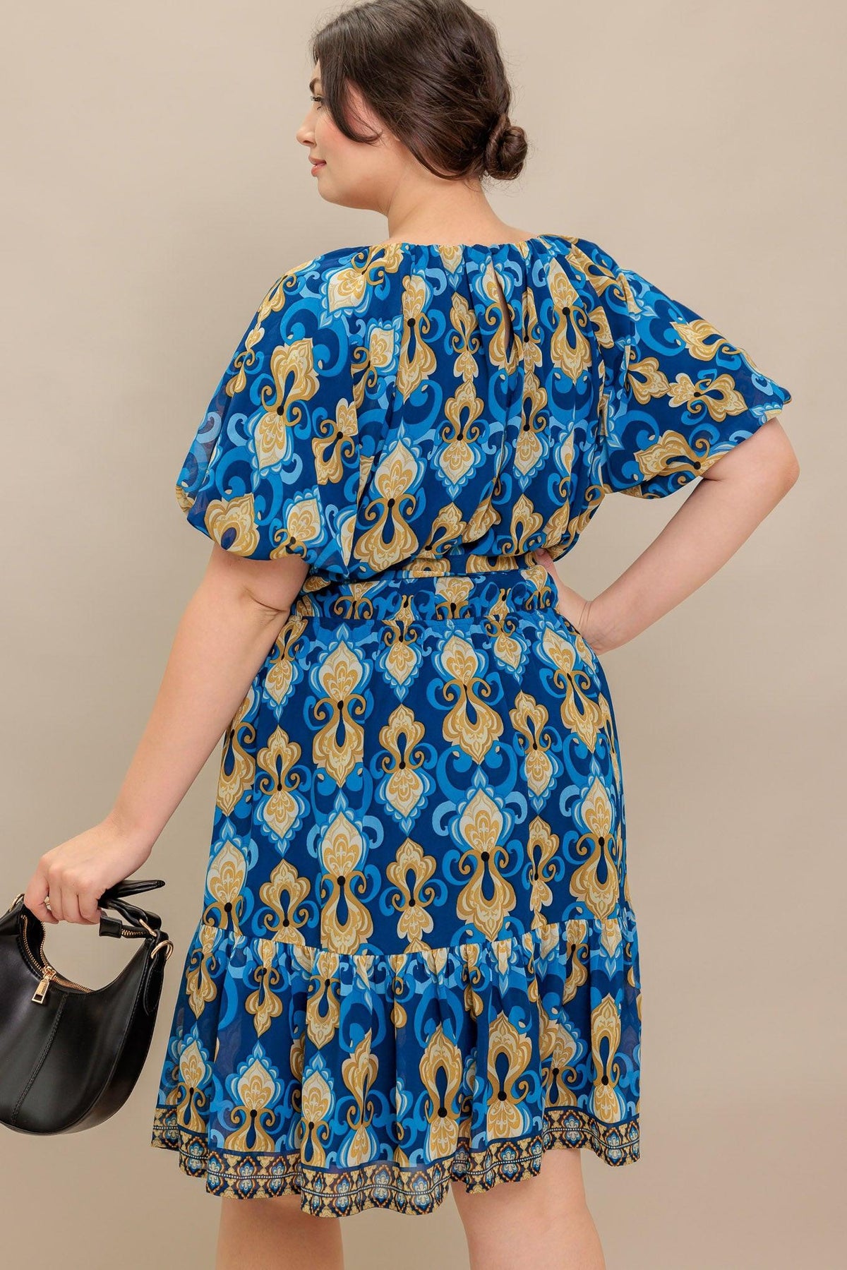 MINIVESTIDO TEJIDO BAROQUE BREEZE
