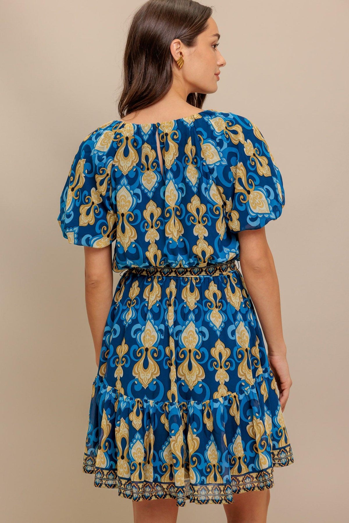 MINIVESTIDO TEJIDO BAROQUE BREEZE
