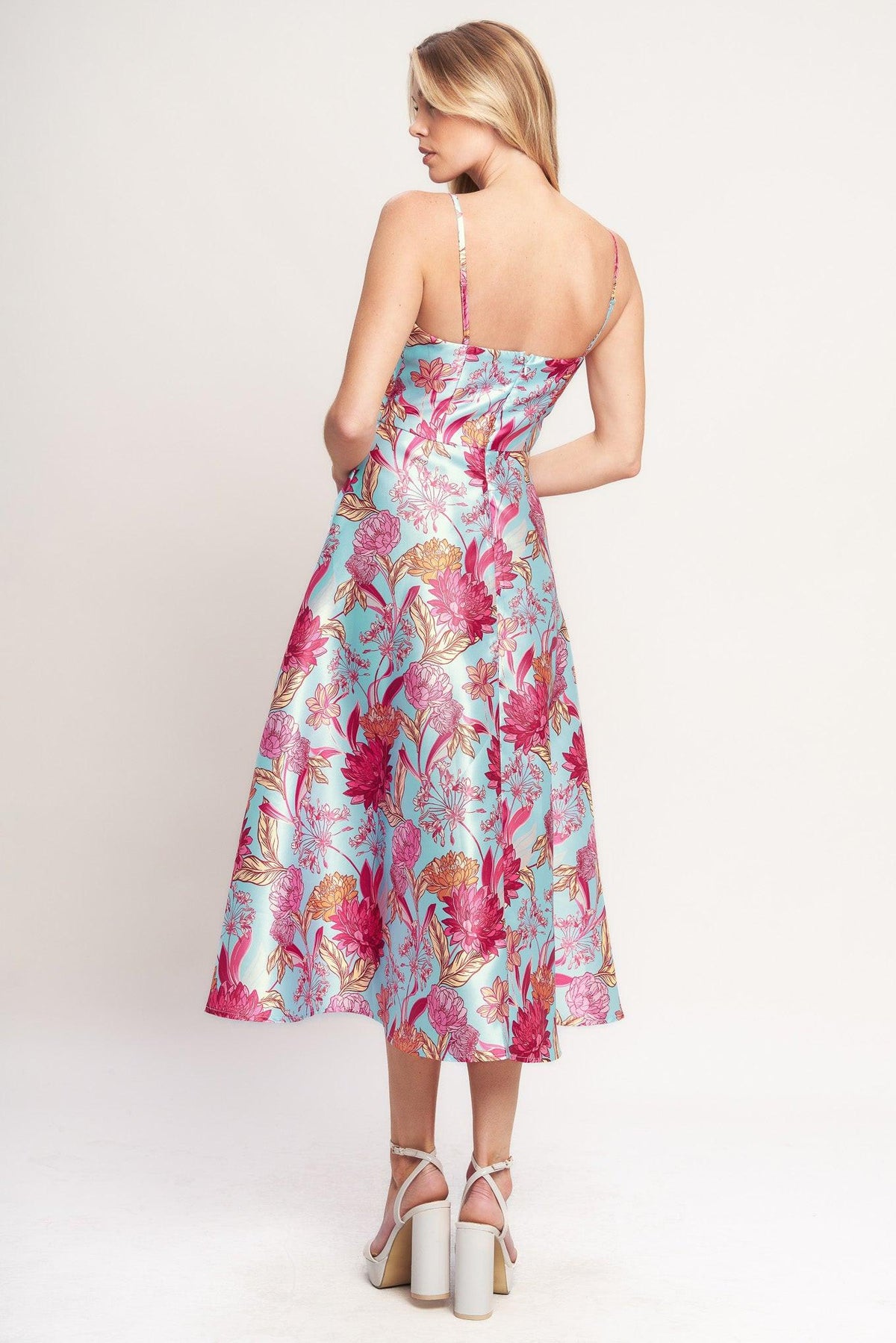 VESTIDO MIDI TEJIDO ELEVATED GARDEN