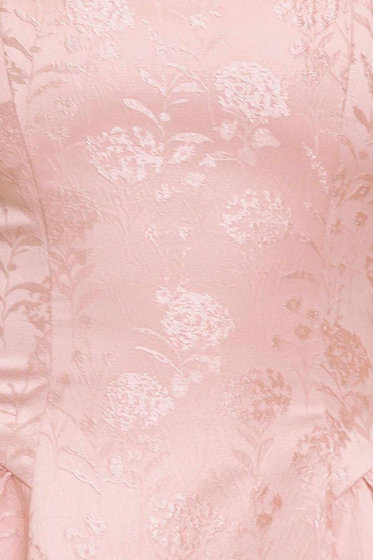 MINIVESTIDO DE SATÉN JACQUARD TEJIDO SWEET BLOOM