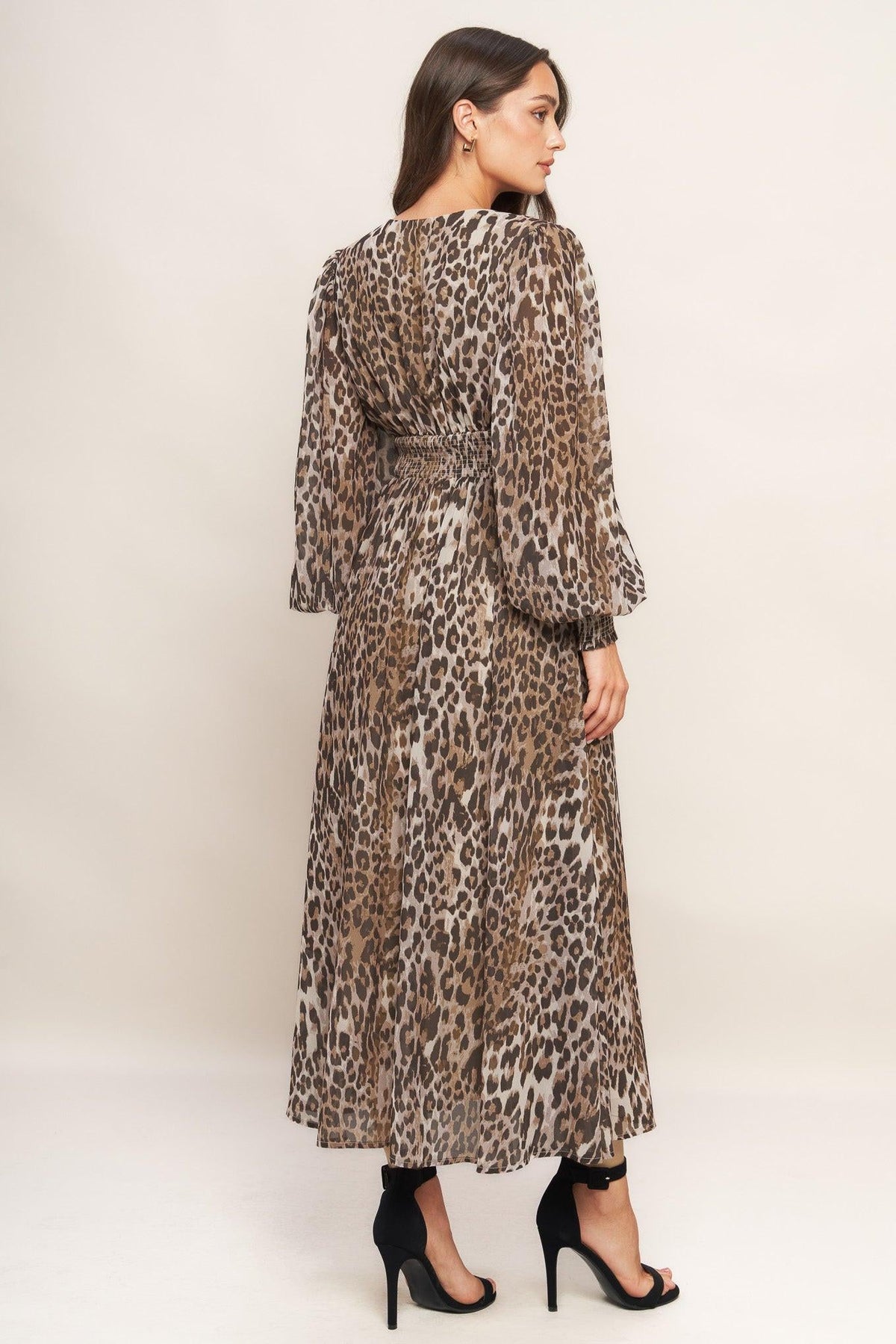 DESERT WALTZ WOVEN MIDI DRESS