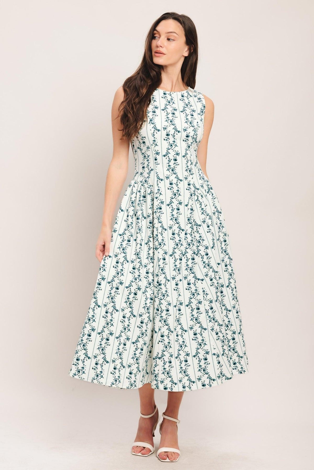 VESTIDO MIDI TEJIDO COLUMNA BLOOM