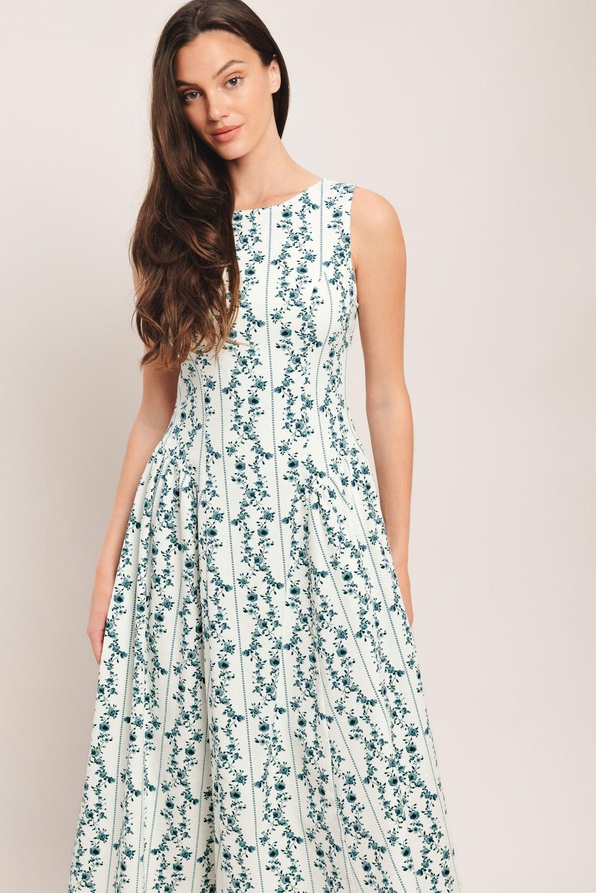 VESTIDO MIDI TEJIDO COLUMNA BLOOM