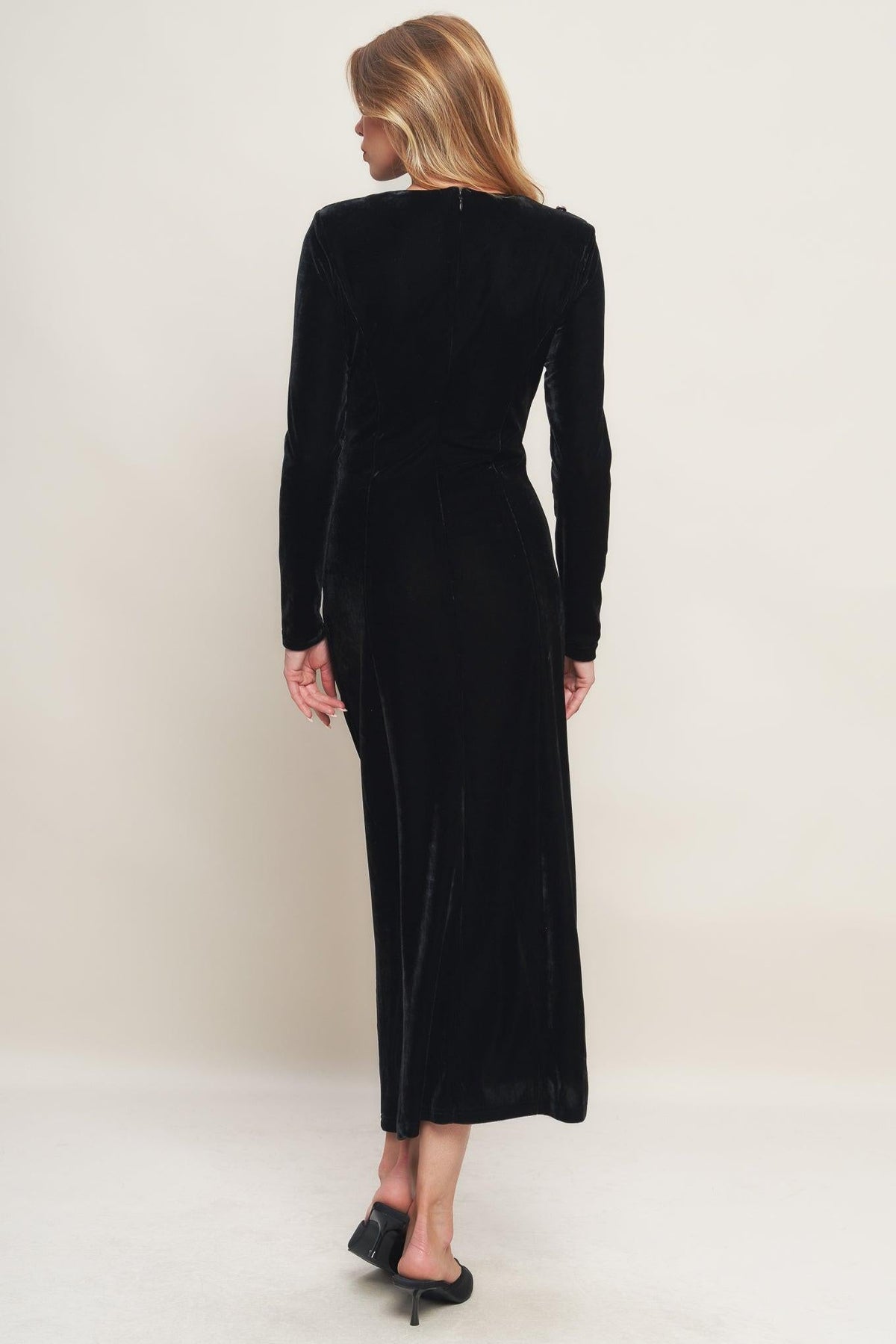 VESTIDO MIDI DE TERCIOPELO URBAN EMPRESS