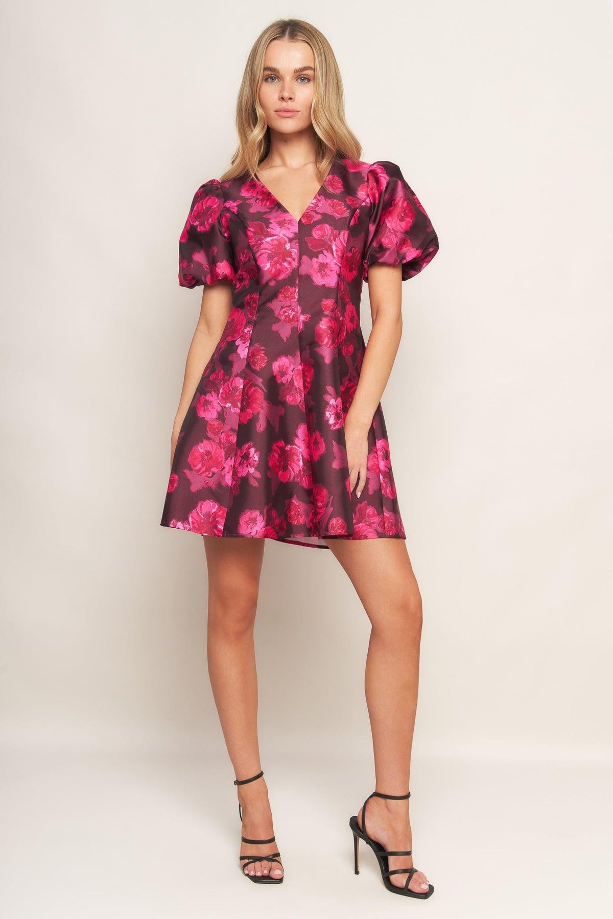 VESTIDO MINI TEJIDO BLOOM RHAPSODY