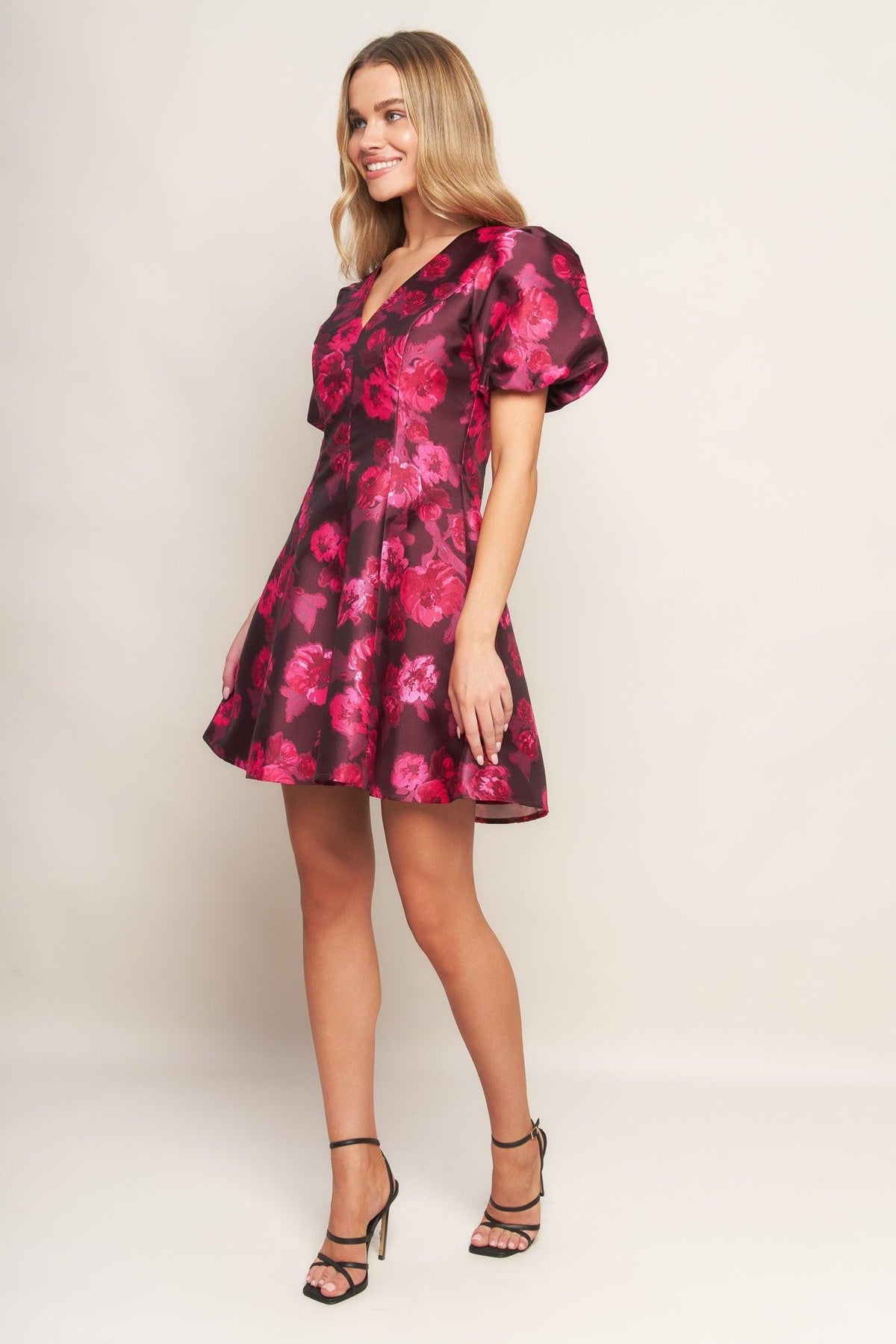 VESTIDO MINI TEJIDO BLOOM RHAPSODY