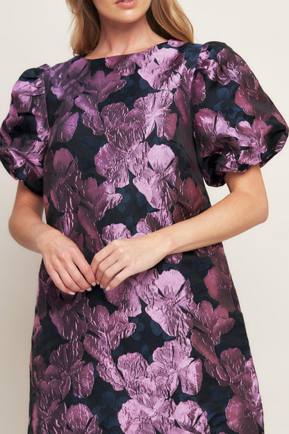 PARTY PERFECT WOVEN MINI DRESS