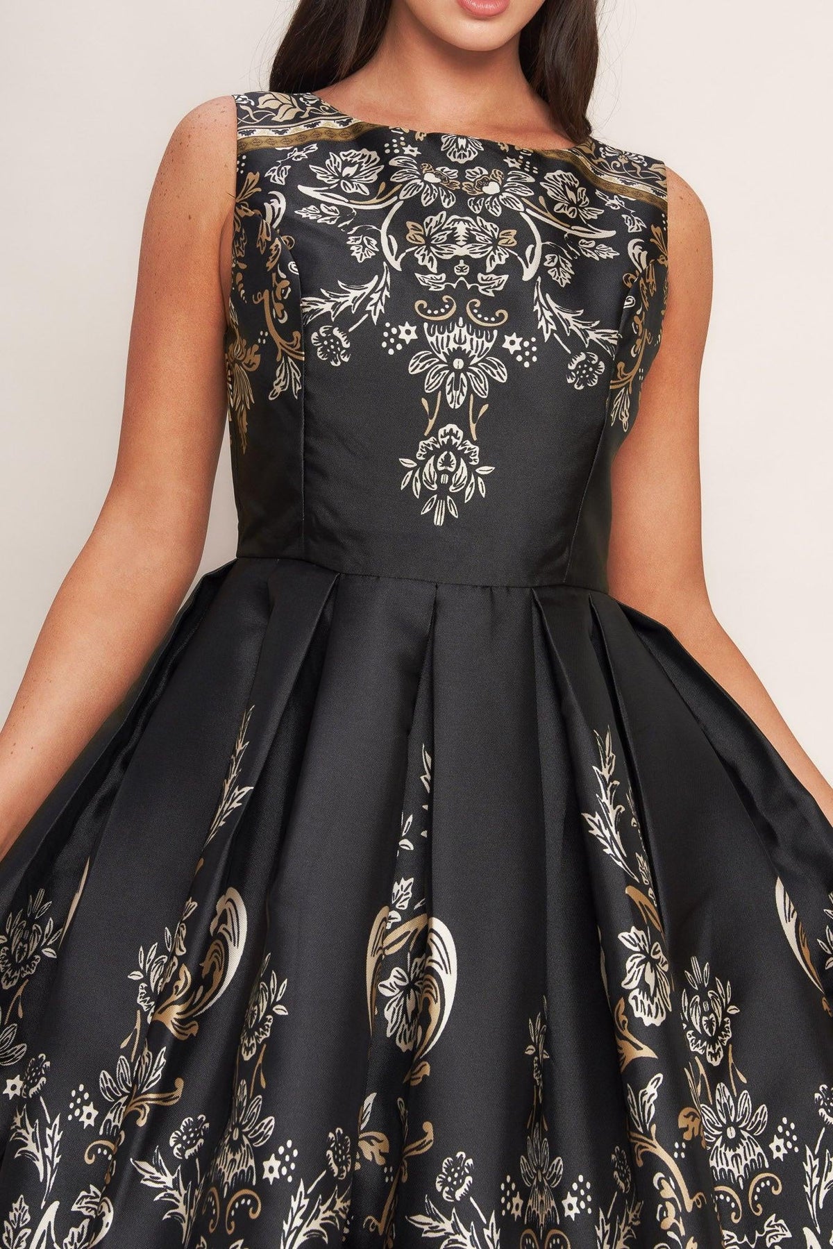 VESTIDO MIDI BAROQUE SPELL WOVEN