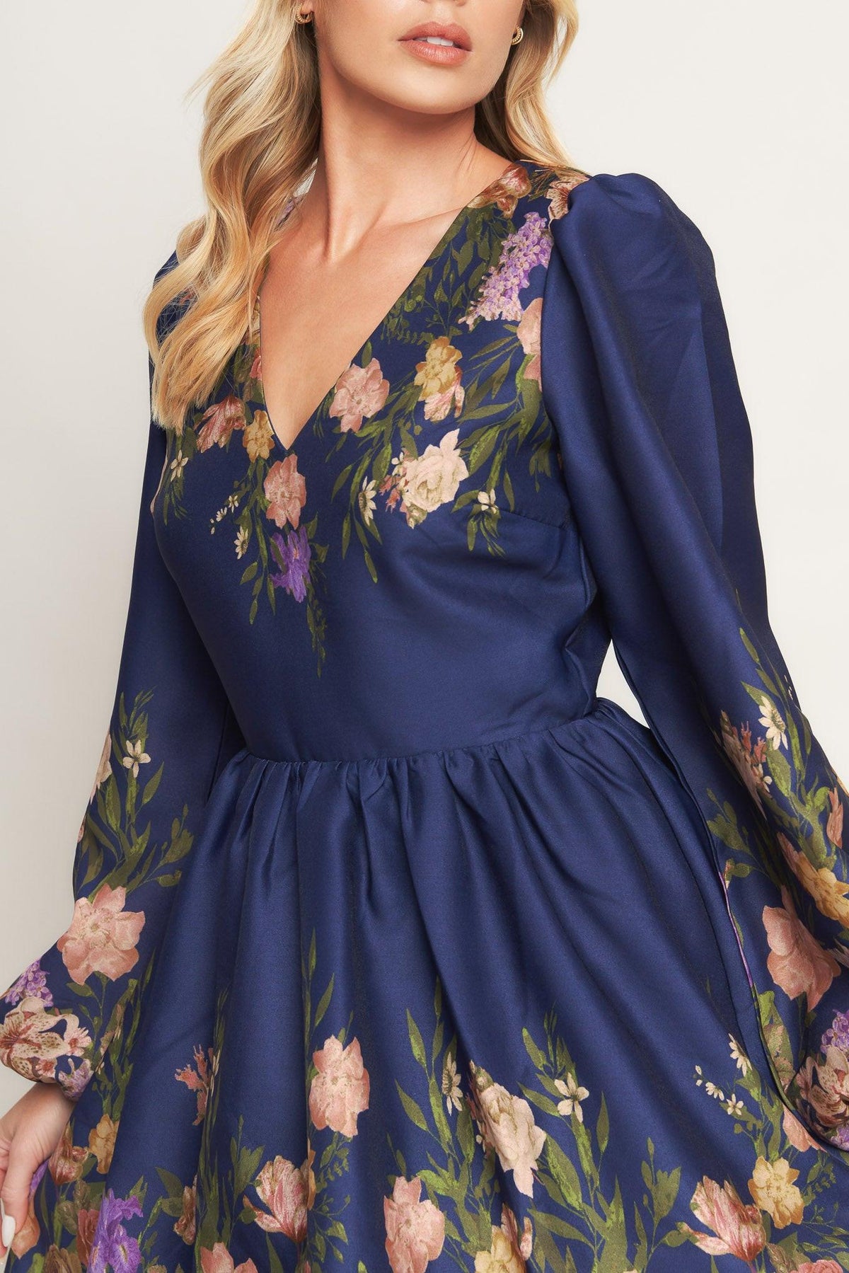 VESTIDO CORTO TEJIDO NOCTURNE IN BLOOM