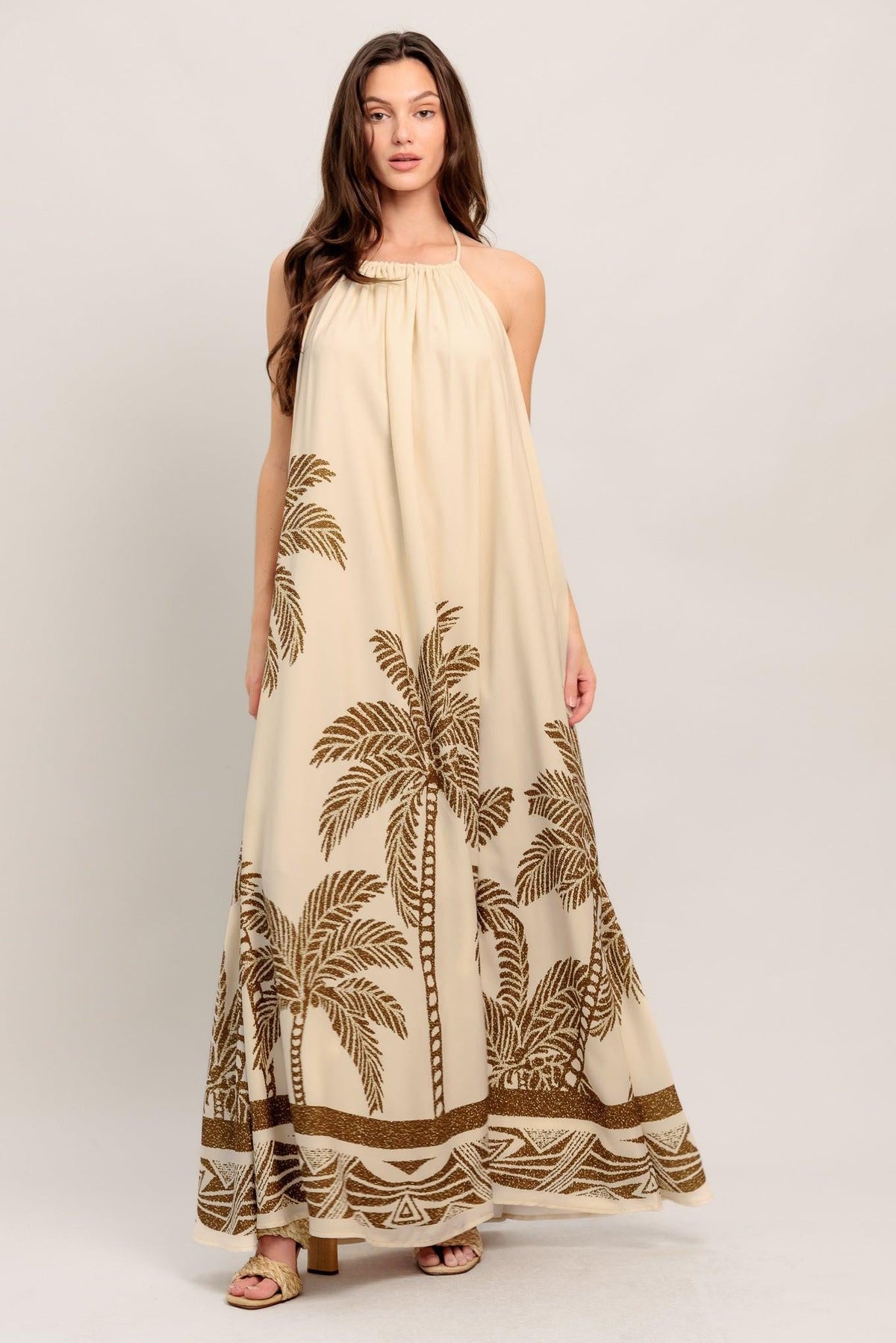 VESTIDO MAXI TEJIDO ISLAND STATE