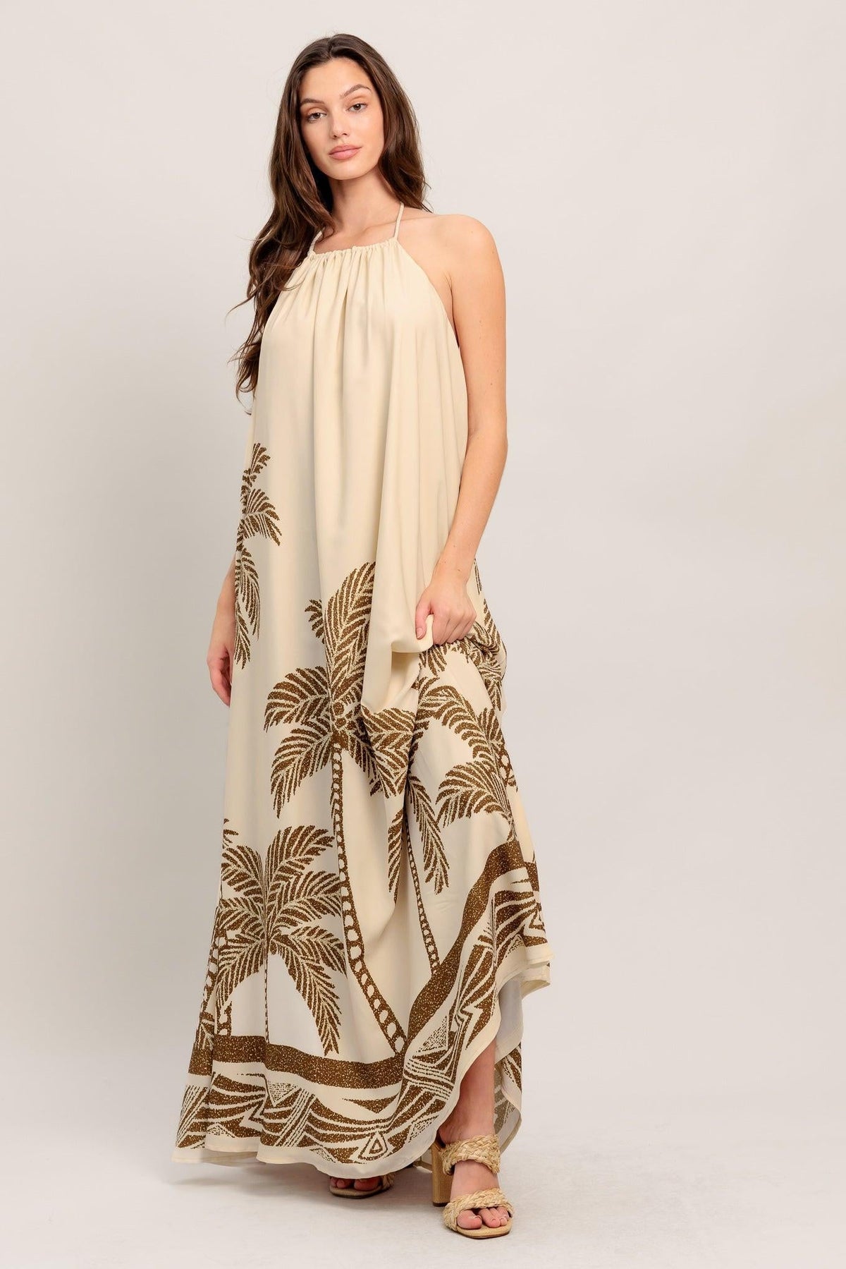 VESTIDO MAXI TEJIDO ISLAND STATE