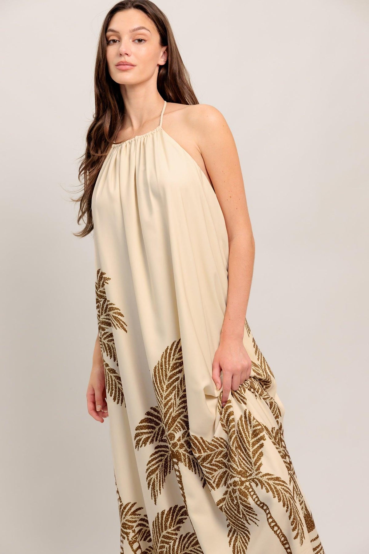 VESTIDO MAXI TEJIDO ISLAND STATE