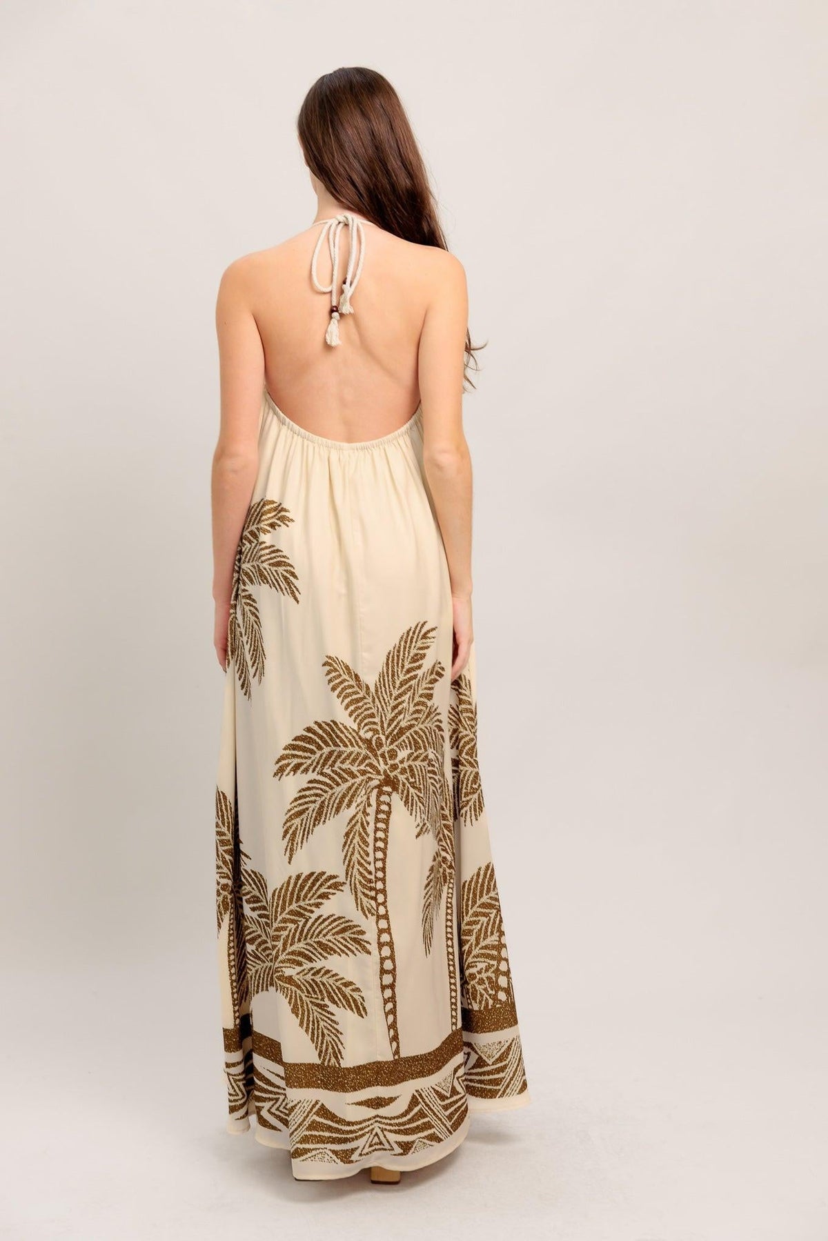 VESTIDO MAXI TEJIDO ISLAND STATE